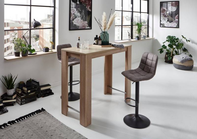 HELA Essgruppe Yvonne, (Set, 3-tlg), verschiedene Farben/ Verstellbarer Barhocker von HELA