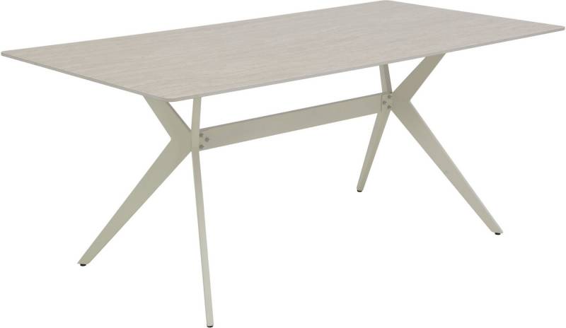 HELA Esstisch PACCINO (1-St), Sintered Stone, Marmoroptik, Platte fest (1 cm), Metallgestell konisch von HELA