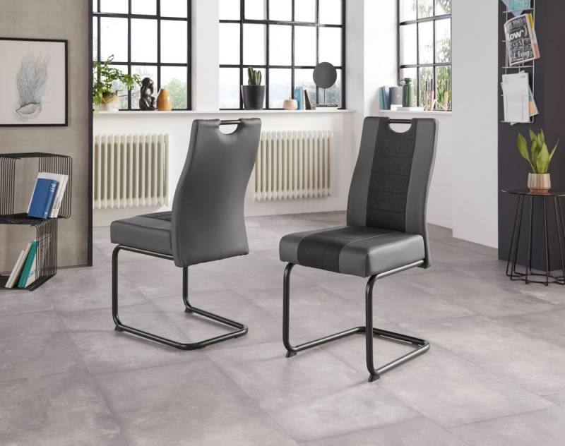 HELA Esszimmerstuhl Erika S (Set, 2 St), 2 oder 4 Stück, komfortable Federkern Polsterung, Freischwinger von HELA