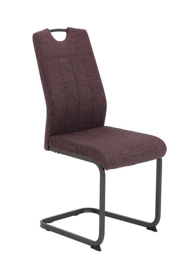 HELA Esszimmerstuhl HELA Freischwinger BRITTA 4er Set BHT 44x49x43 cm Polsterstuhl von HELA