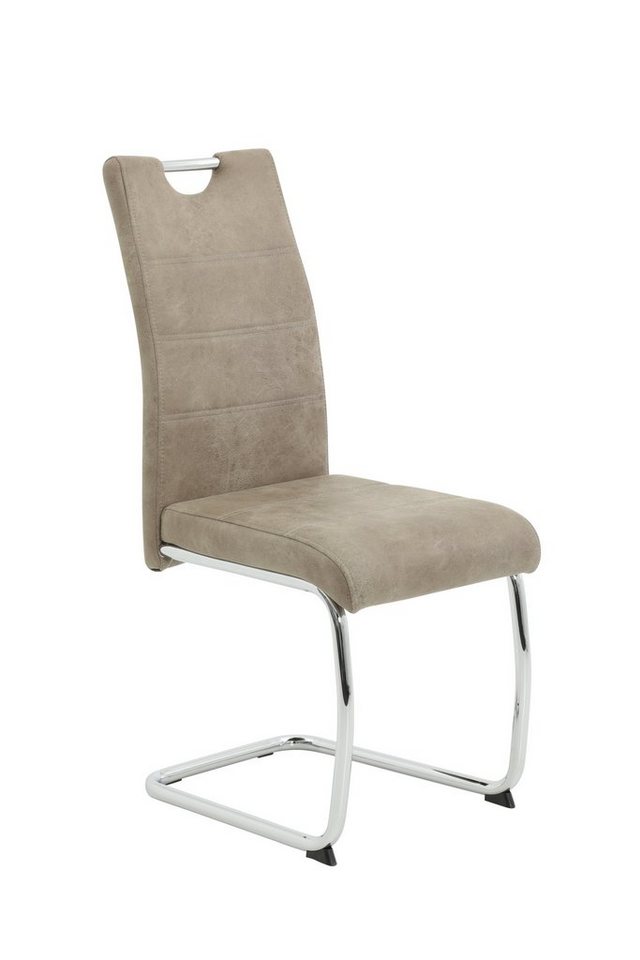 HELA Esszimmerstuhl HELA Freischwinger FLORA II 4er Set BHT 43x48x45 cm Polsterstuhl von HELA