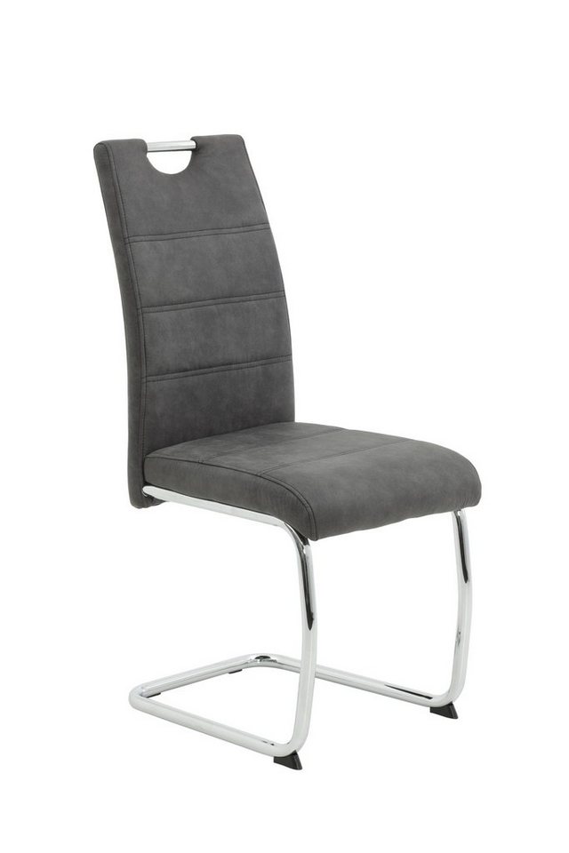 HELA Esszimmerstuhl HELA Freischwinger FLORA II 4er Set BHT 43x48x45 cm Polsterstuhl von HELA