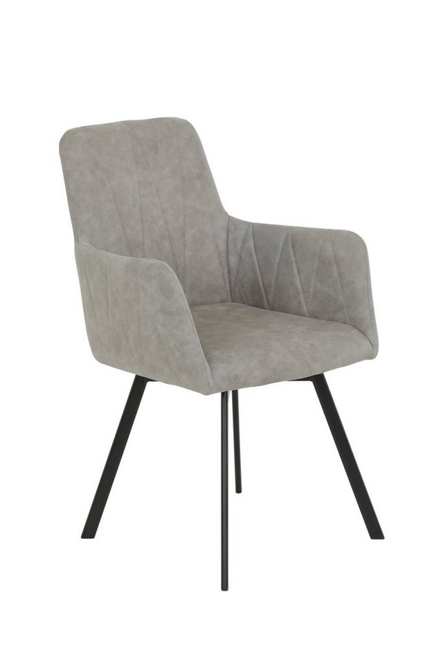 HELA Esszimmerstuhl HELA Polsterstuhl GESA 2er Set BHT 42x48x46 cm grau Esszimmerstuhl HELA Esszimmerstuhl HELA Polsterstuhl GESA 2er Set BHT 42x48x46 cm grau Esszimmerstuhl von HELA