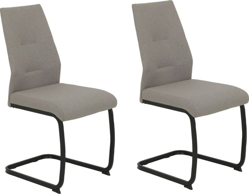 HELA Freischwinger Ariana, Esszimmerstuhl (Set, 2 St), Zertifizierter "Waterfree" Stoff - sehr Robust, 140 kg belastbar von HELA