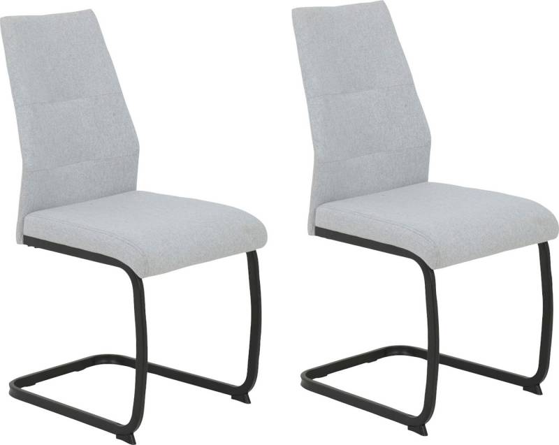 HELA Freischwinger Ariana, Esszimmerstuhl (Set, 2 St), Zertifizierter "Waterfree" Stoff - sehr Robust, 140 kg belastbar von HELA