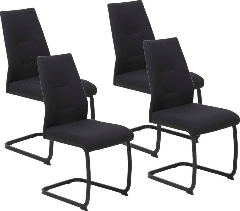 HELA Freischwinger Ariana, Esszimmerstuhl (Set, 4 St), Zertifizierter "Waterfree" Stoff - sehr Robust, 140 kg belastbar von HELA