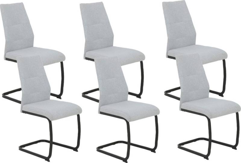 HELA Freischwinger Ariana, Esszimmerstuhl (Set, 6 St), Zertifizierter "Waterfree" Stoff - sehr Robust, 140 kg belastbar von HELA