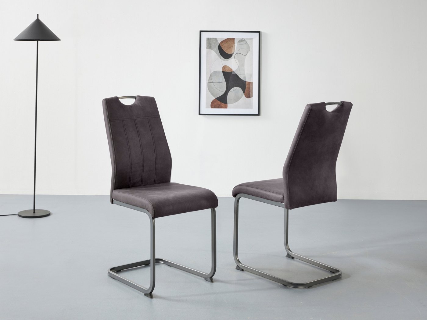 HELA Freischwinger CHRISTINA (Set, 2 St), 1, 2 oder 4 Stück, Schwingstuhl von HELA
