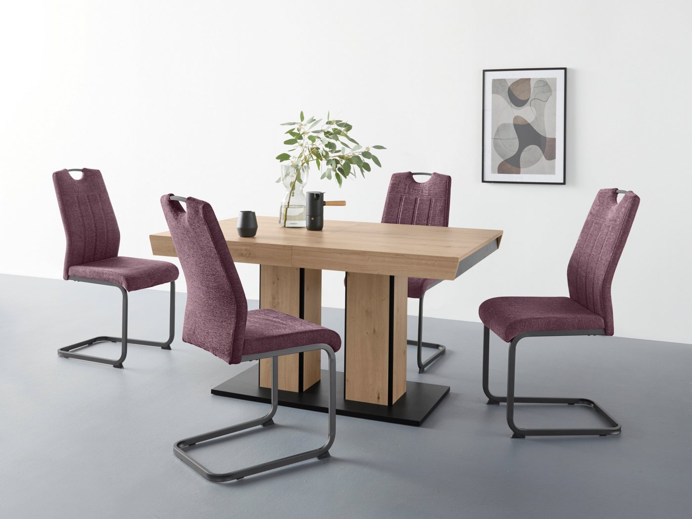 HELA Freischwinger CHRISTINA (Set, 2 St), 1, 2 oder 4 Stück, Schwingstuhl von HELA