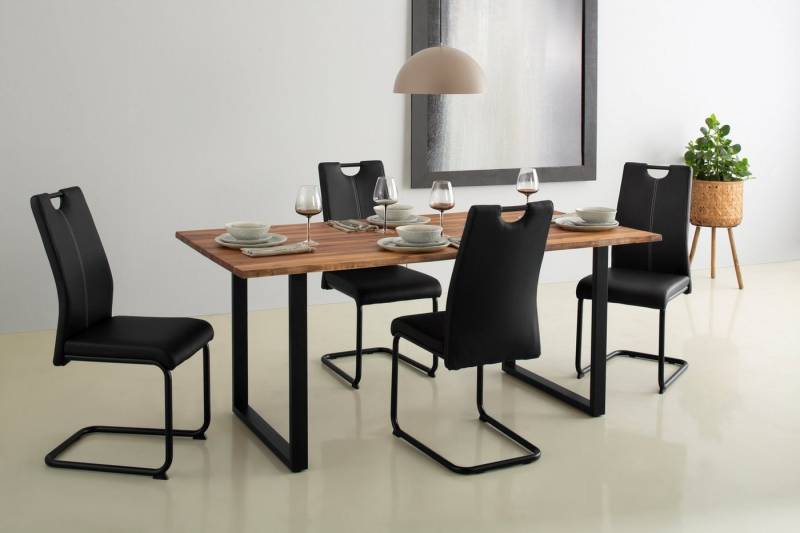 HELA Freischwinger CORA (Set, 2 St), Tragegriff in schwarz von HELA