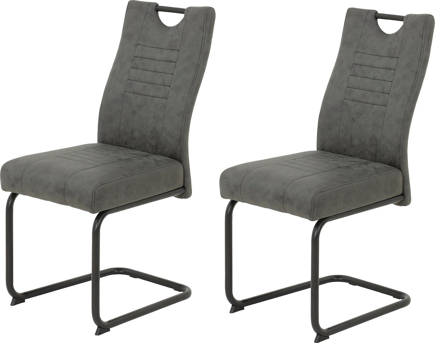 HELA Freischwinger JUPITER (Set, 2 St), Federkern und Griff, 140 Kg Belastbarkeit, 2er und 4er Set von HELA