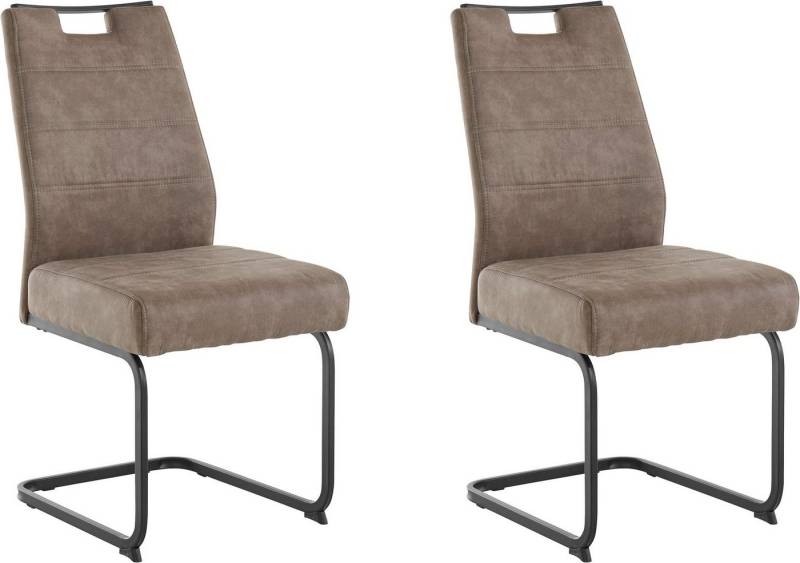 HELA Esszimmerstuhl Lena (Set, 2 St), 1, 2 und 4 Stück, mit Federkern Polsterung, Schwingstuhl von HELA