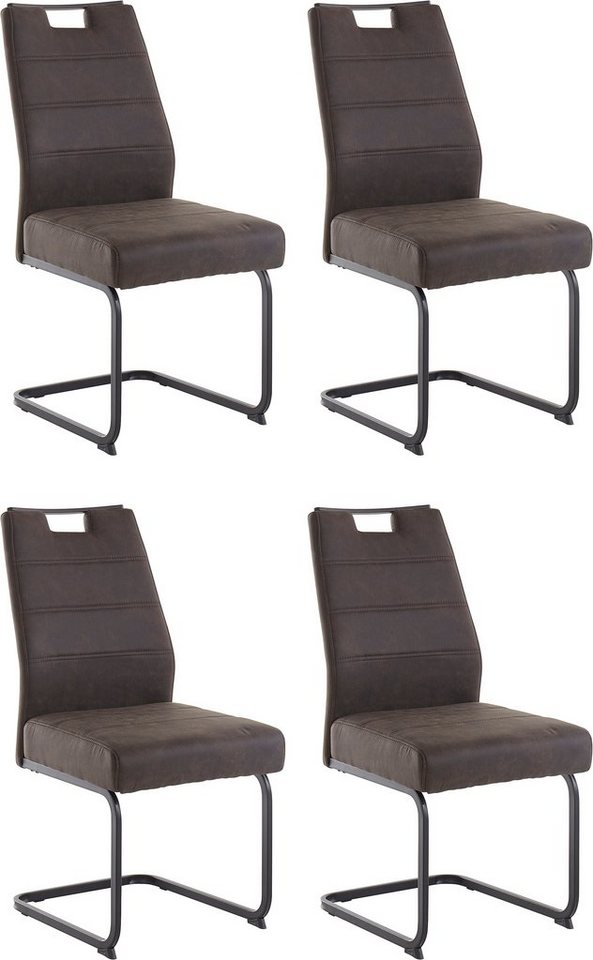 HELA Esszimmerstuhl Lena (Set, 4 St), 1, 2 und 4 Stück, mit Federkern Polsterung, Schwingstuhl von HELA