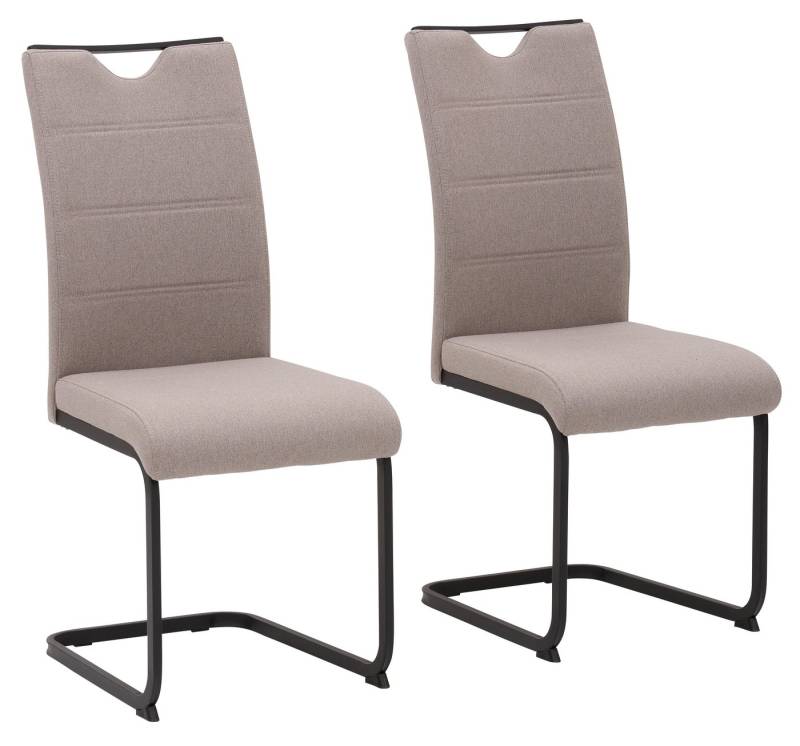 HELA Freischwinger MARS Esszimmerstuhl BESTSELLER (Set, 2 St), nachhaltiger & robuster Bezug, 120 Kg Belastbarkeit, 2er und 4er Set von HELA