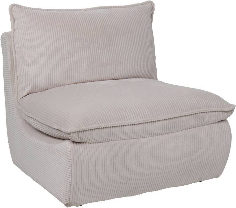 HELA Loungesessel RHODOS (1-St), Sessel,gepolstert,aufgesetztes Kissen,Microfaser,Breitcord von HELA