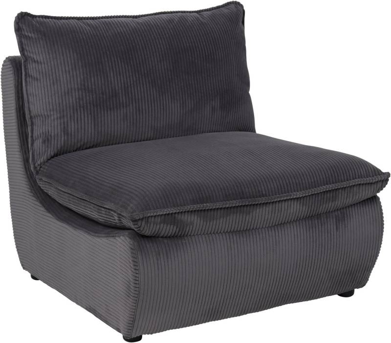 HELA Loungesessel RHODOS (1-St), Sessel,gepolstert,aufgesetztes Kissen,Microfaser,Breitcord von HELA