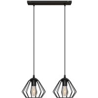 Helam Lighting - Helam agat Gerade Stangen-Pendel-Deckenleuchte Schwarz 40cm von HELAM LIGHTING