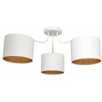 Helam Lighting - Helam alba Halbbündige Deckenleuchte mit mehreren Armen Weiß, Gold 65cm von HELAM LIGHTING