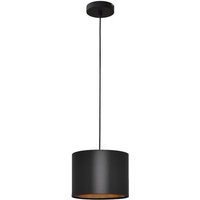 Helam - alba Zylindrische Pendel-Deckenleuchte Schwarz, Gold 20cm von HELAM