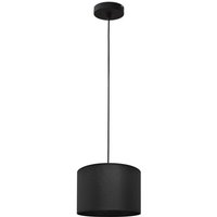 Helam ALBA Zylindrische Pendel-Deckenleuchte Schwarz 20cm von HELAM
