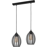 Helam - dali Straight Bar Pendelleuchte Schwarz 45cm von HELAM