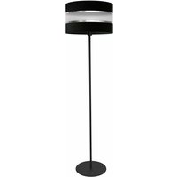 Helam Lighting - Helam helen Stehlampe mit Schirm Schwarz, Silber 35cm von HELAM LIGHTING