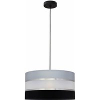 Helam HELEN Zylindrische Pendelleuchte Grau, Silber, Schwarz 40cm von HELAM LIGHTING