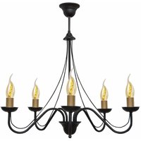 Helam Lighting - Helam malbo Mehrarm-Pendelleuchte Schwarz, Patina 60cm von HELAM LIGHTING