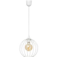 Mercure Drahtrahmen Pendelleuchte Weiß 24cm - Helam von HELAM