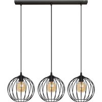 Helam MERCURE Straight Bar Pendelleuchte Schwarz 70cm von HELAM