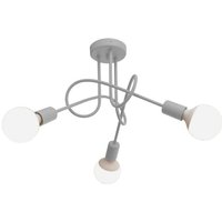 Helam - oxford Halbbündige Deckenleuchte mit mehreren Armen Grau 50cm von HELAM
