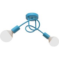 Helam - oxford Halbbündige Deckenleuchte mit mehreren Armen Türkis 38cm von HELAM