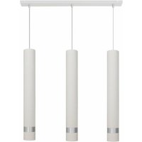 Helam Lighting - Helam tuba Straight Bar Pendel-Deckenleuchte Weiß, Chrom 60cm von HELAM LIGHTING