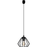 Helam - agat Drahtrahmen Pendelleuchte Schwarz 18cm von HELAM