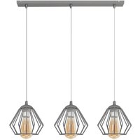 Helam - agat Straight Bar Pendelleuchte Grau 65cm von HELAM