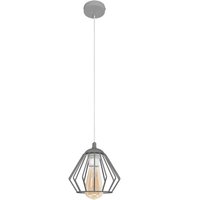 Helam - agat Wire Frame Pendelleuchte Grau 18cm von HELAM