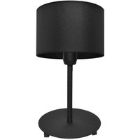 Alba Tischlampe mit rundem Schirm schwarz 20cm - Helam von HELAM
