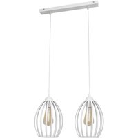 Helam - dali Gerade Stab-Pendel-Deckenleuchte Weiß 50cm von HELAM