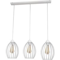 Helam - dali Gerade Stab-Pendel-Deckenleuchte Weiß 70cm von HELAM