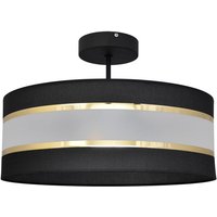 Helam - helen Zylindrische Deckenleuchte Schwarz, Gold 40cm Helam - helen Zylindrische Deckenleuchte Schwarz, Gold 40cm von HELAM