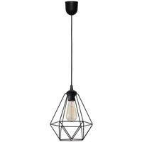 Helam - karo Drahtrahmen Pendelleuchte Schwarz 24cm von HELAM