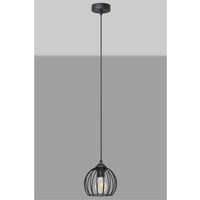 Helam - mercure Drahtrahmen Pendelleuchte Schwarz 16cm von HELAM