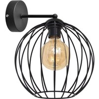 Mercure Wandleuchte Schwarz 26cm - Helam von HELAM