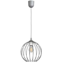 Helam - mercure Wire Frame Pendelleuchte Grau 24cm von HELAM