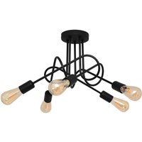 Helam - oxford Halbbündige Deckenleuchte mit mehreren Armen Schwarz 50cm von HELAM