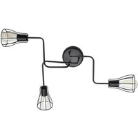 Tube Halbbündige Deckenleuchte mit mehreren Armen Schwarz 82cm - Helam von HELAM