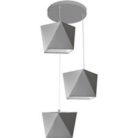 Adamant Cluster Pendelleuchte Grau 50cm - Helam von HELAM