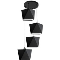 Adamant Cluster Pendelleuchte Schwarz 35cm - Helam Adamant Cluster Pendelleuchte Schwarz 35cm - Helam von HELAM