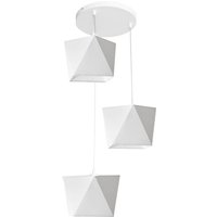 Adamant Cluster Pendelleuchte Weiß 50cm - Helam von HELAM