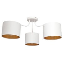 Alba Halbbündige Deckenleuchte mit mehreren Armen Weiß, Gold 65cm - Helam von HELAM